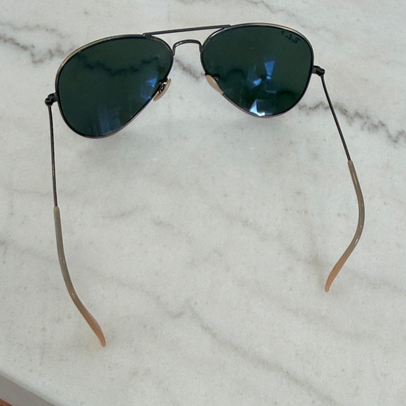 Ray-Ban RB3025 Aviator Large Metal Polarized Purple Mirror 58mm - Picture 2 of 5